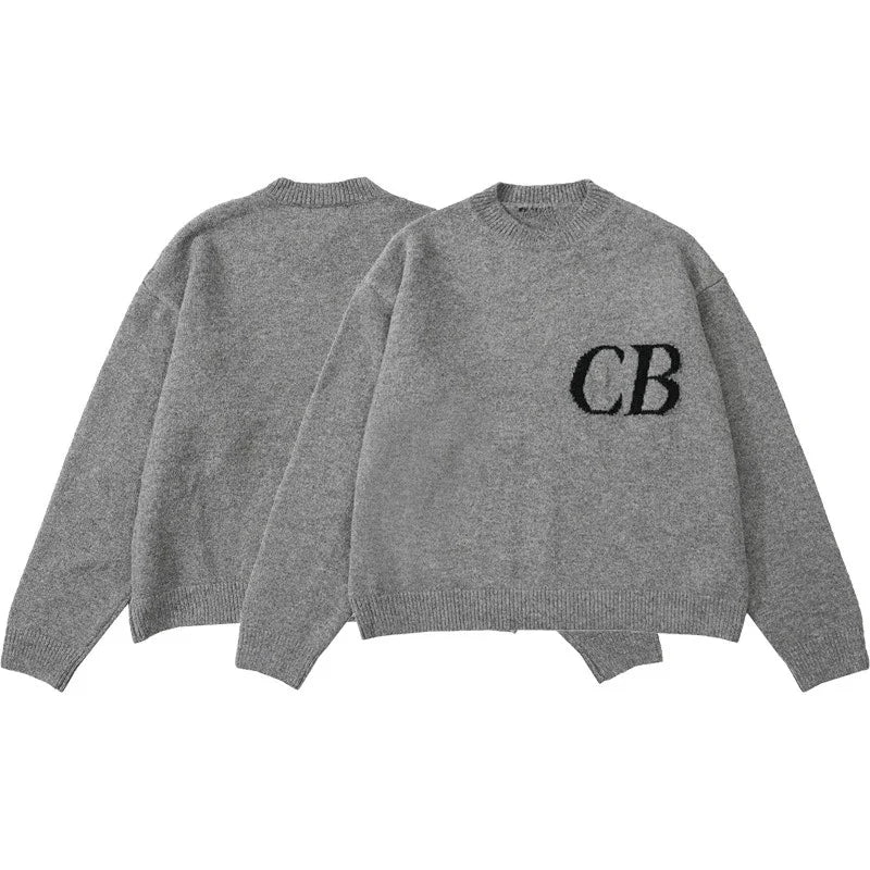 Y2K Unisex Sweatshirt med Bokstavstryck