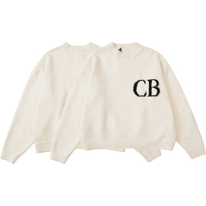 Y2K Unisex Sweatshirt med Bokstavstryck