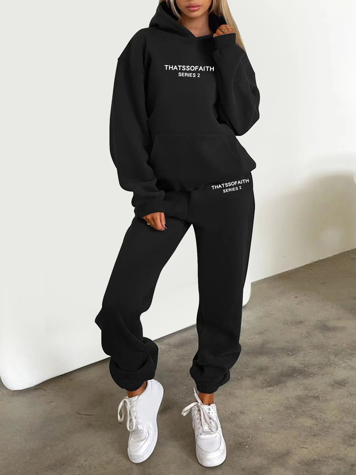 Street Hoodie-Set för Dam